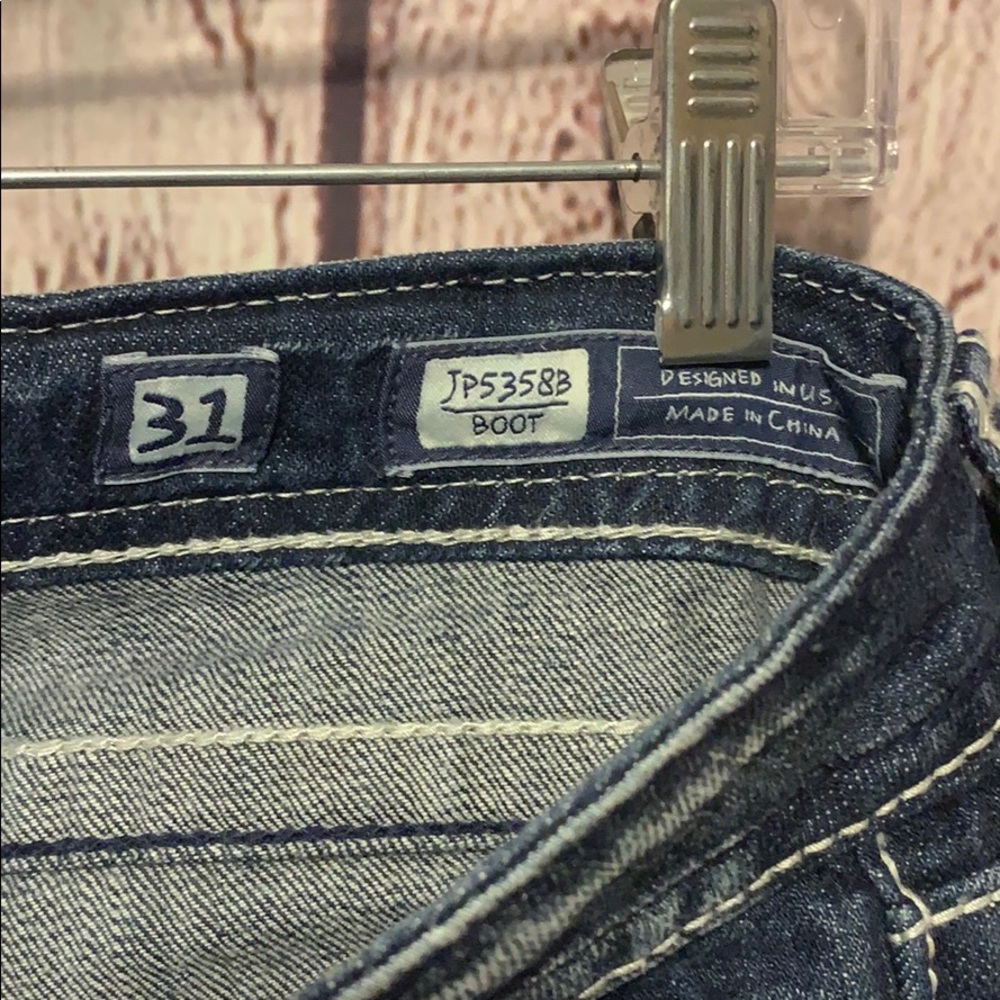 Authentic Miss Me jeans size 31 denim ladies teens - Picture 4 of 7